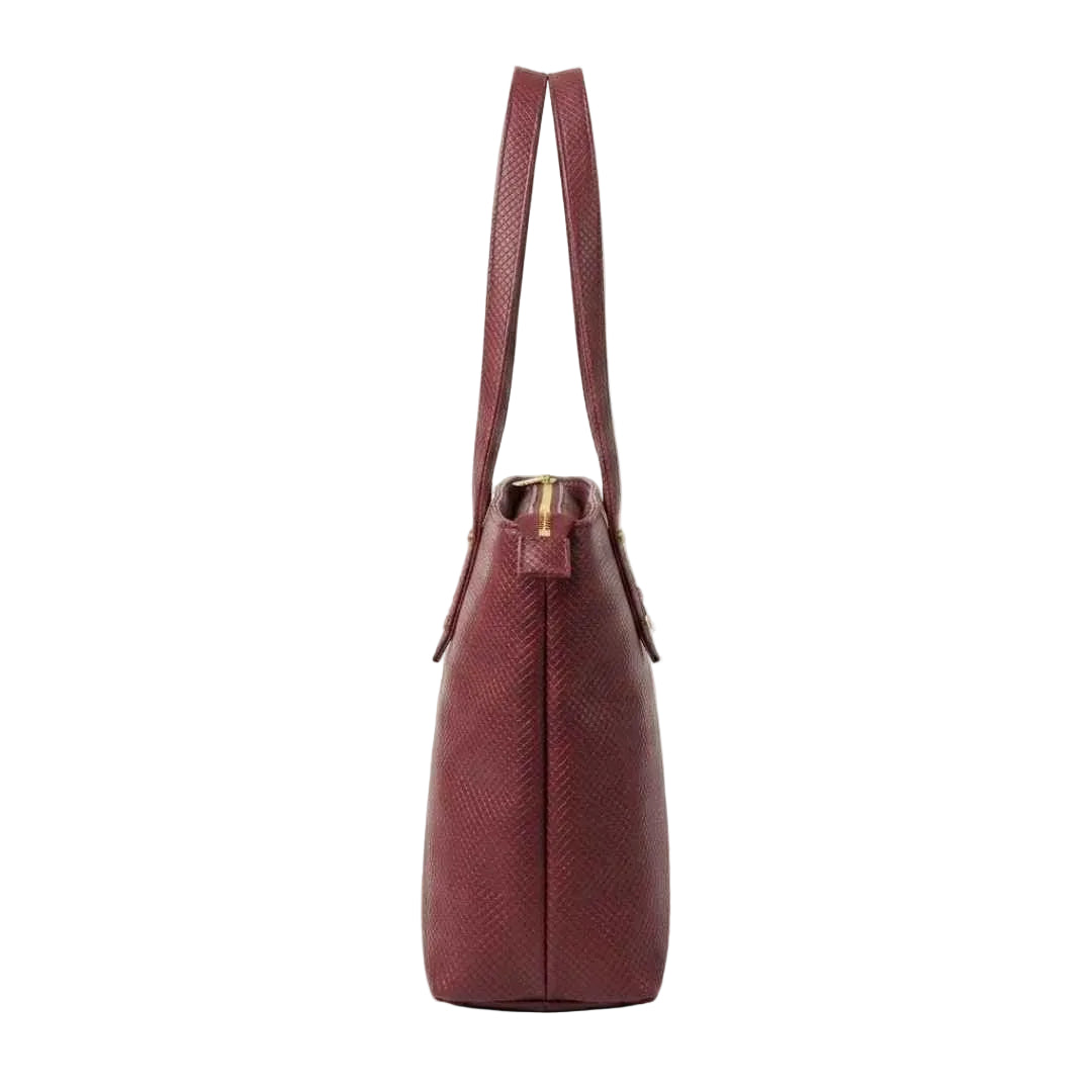 Elvora London Merlot Tote Bag