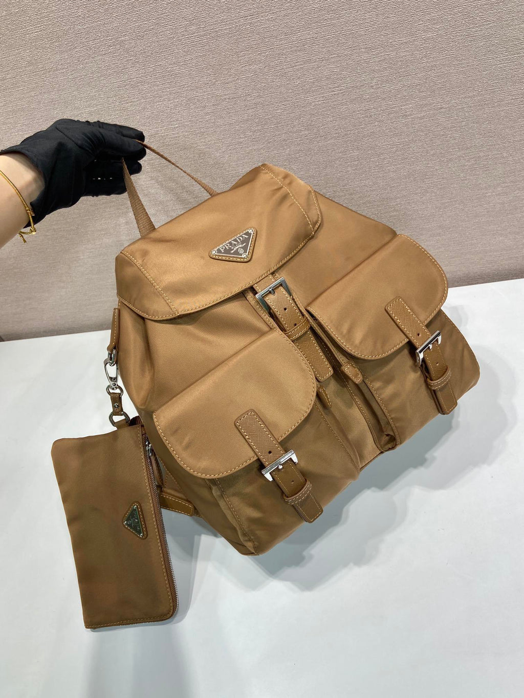 Medium Re-Nylon Backpack
