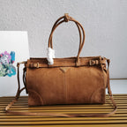 Prada Bonnie large suede handbag