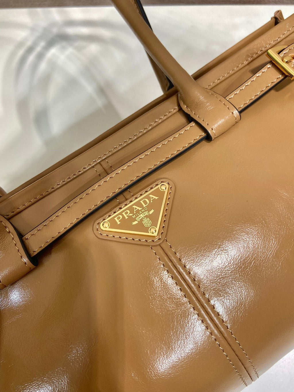 Prada Bonnie medium leather handbag