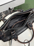 Prada large leather tote bag