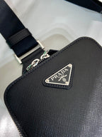 Prada Brique Saffiano leather bag