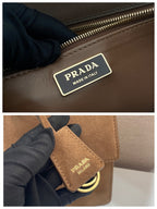 Prada Soft Sound medium suede shoulder bag