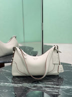 Prada Aimee large leather shoulder bag