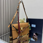 Prada Soft Sound large leather shoulder bag with charms
