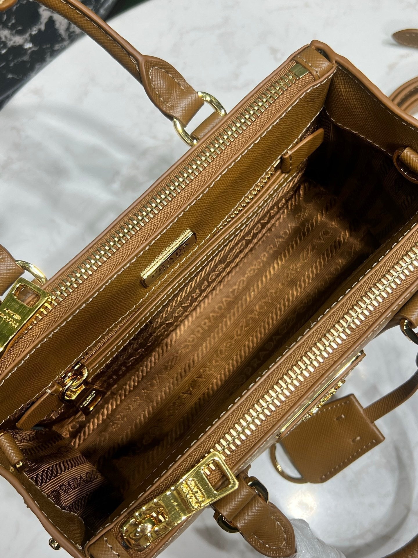 Prada Galleria mini Saffiano leather bag