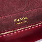 Prada Enchaine mini suede bag