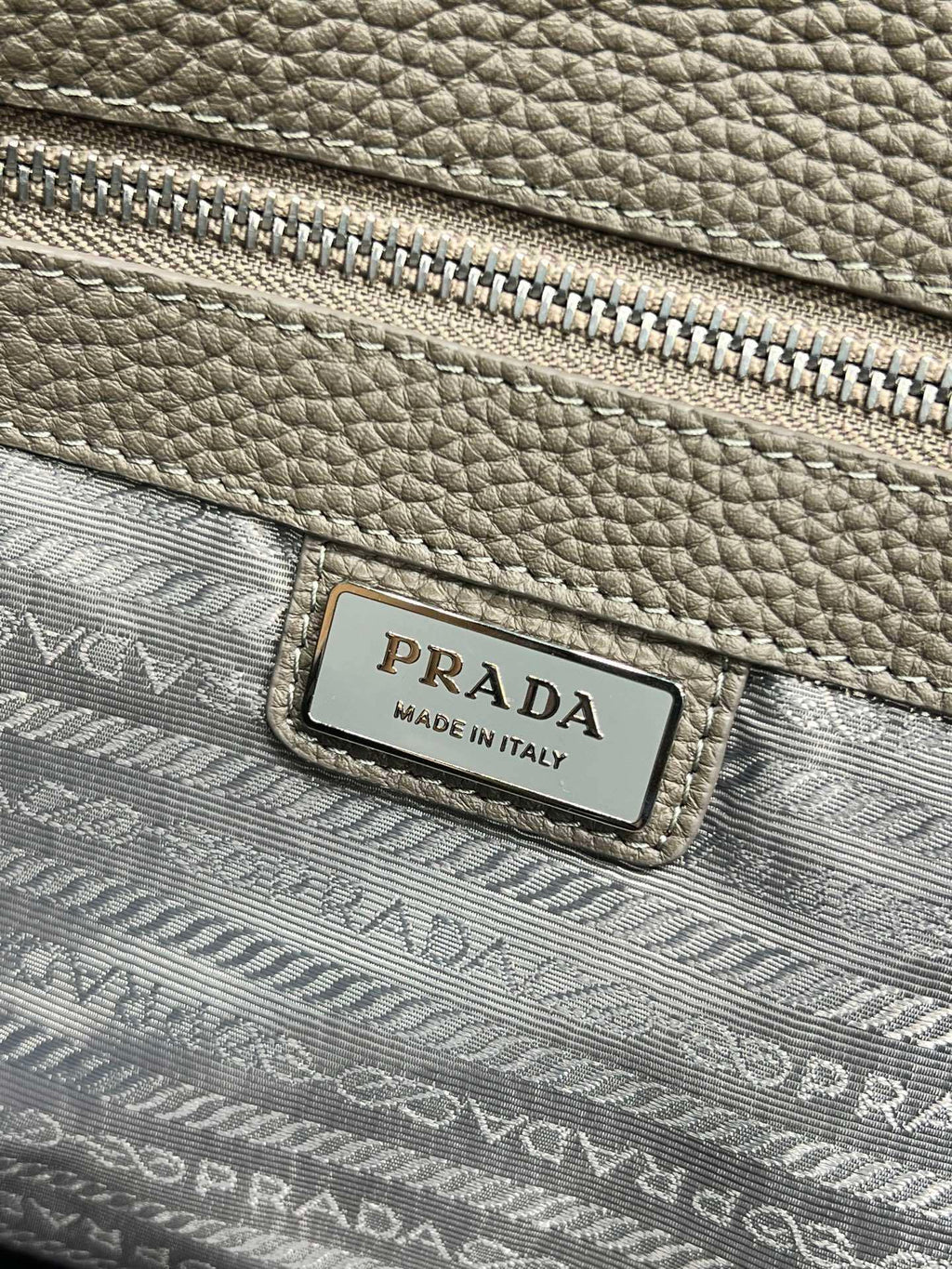Prada leather tote
