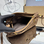 Prada Bonnie small suede shoulder bag