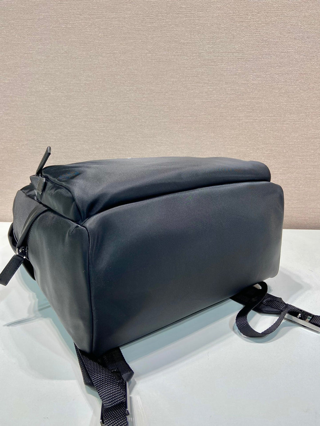 Prada Re-Nylon and Saffiano leather backpack