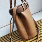 Prada Buckle small leather handbag with belt