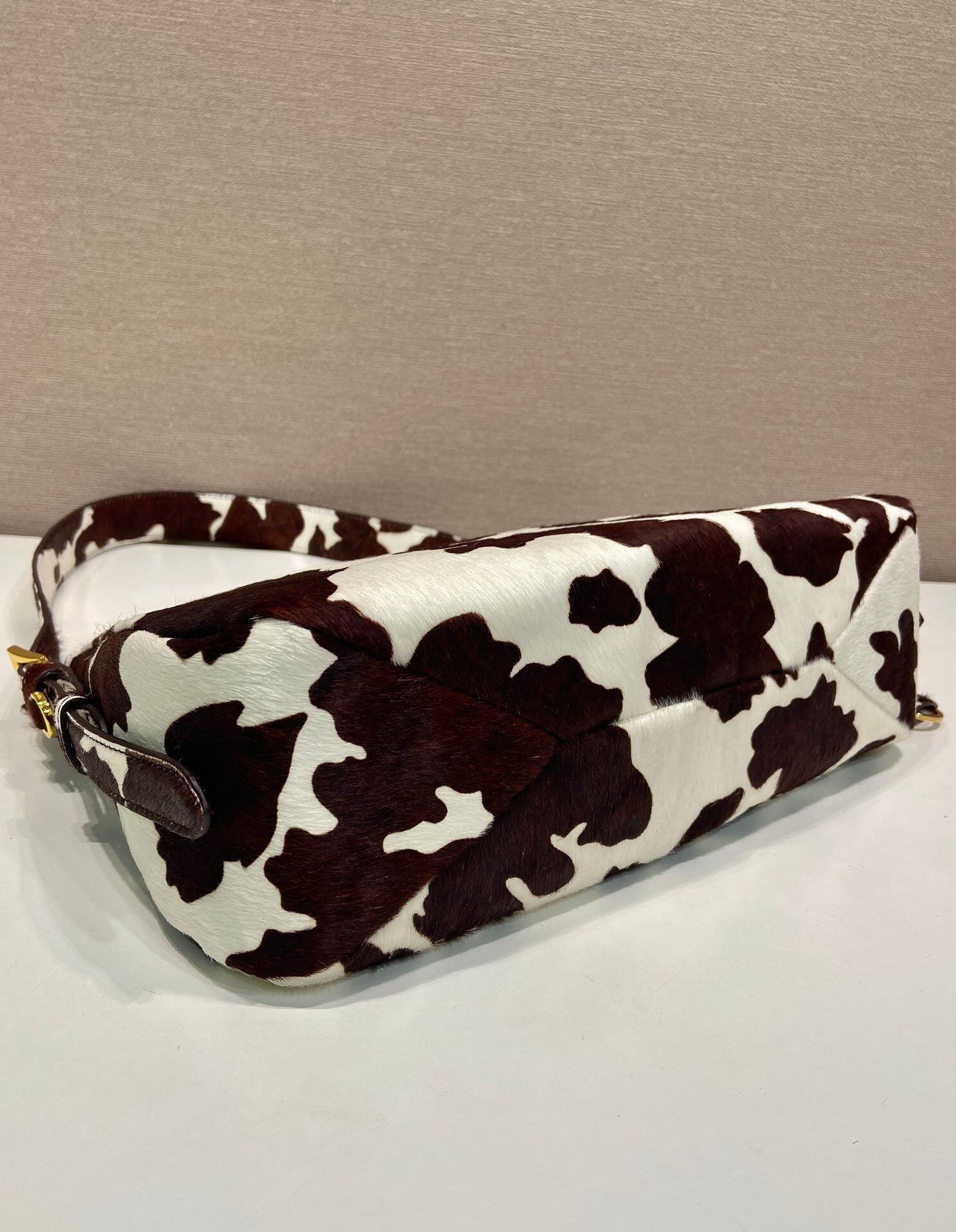 Prada Aimèe medium printed leather shoulder bag