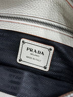 Prada large leather tote bag