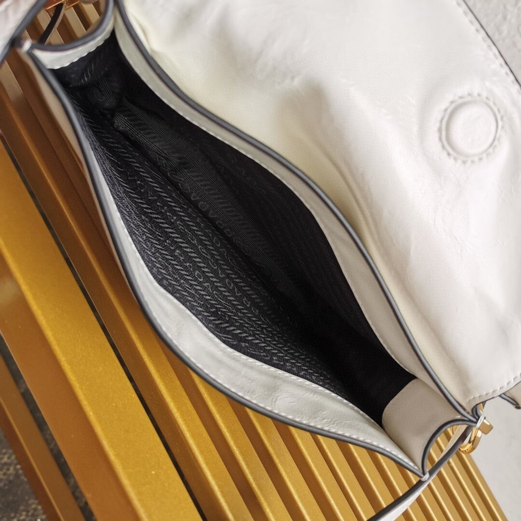 Prada leather shoulder bag