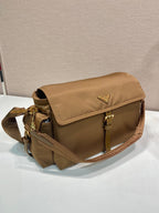 Prada Explore large Re-Nylon shoulder bag with flap