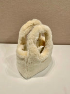 Prada shearling mini handbag