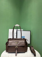 Prada Explore medium nappa leather tote bag