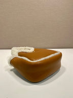 Prada mini shearling handbag