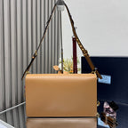 Prada Soft Sound large leather shoulder bag with charms