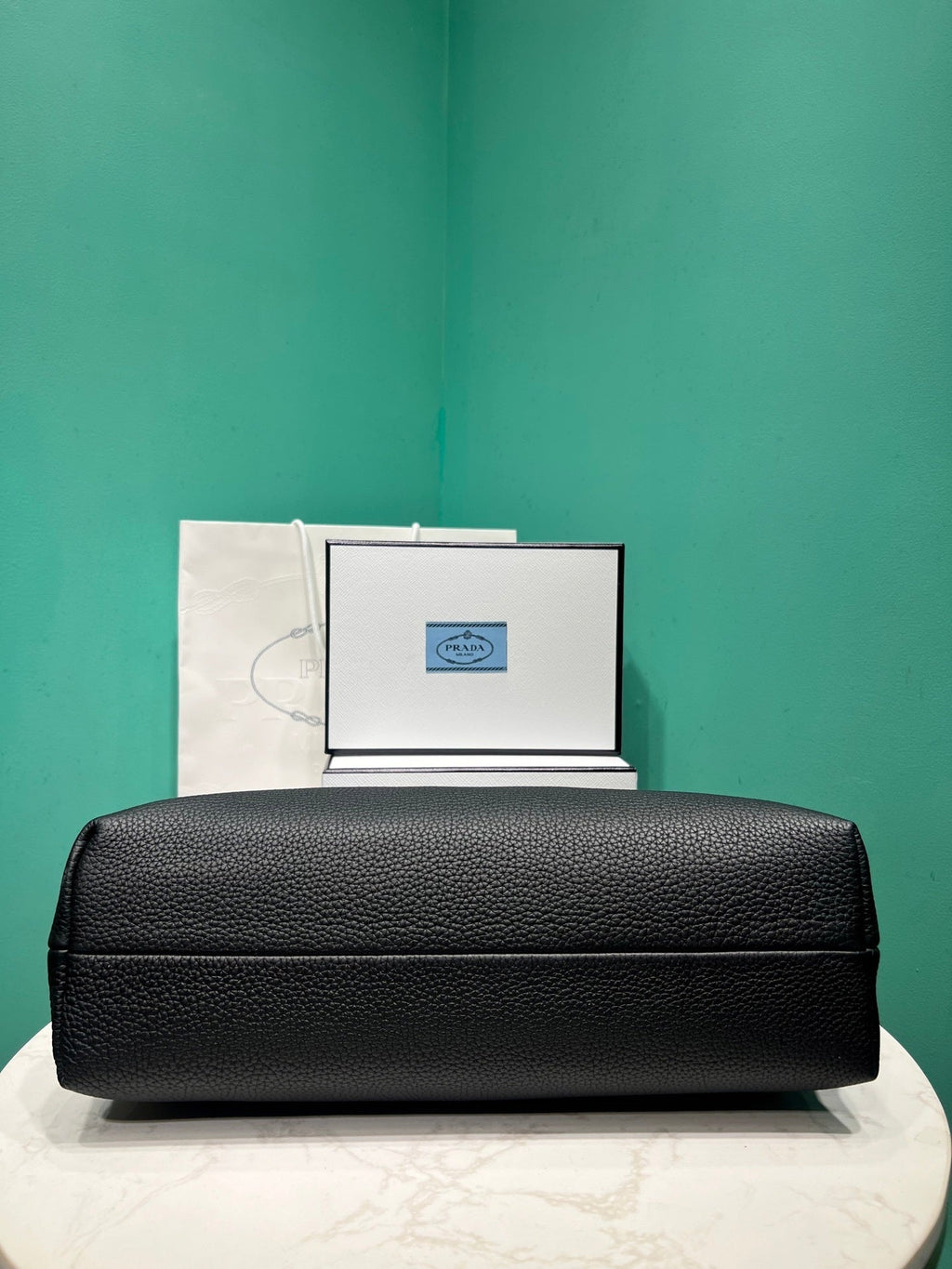 Prada leather tote bag