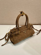 Prada Bonnie suede mini handbag