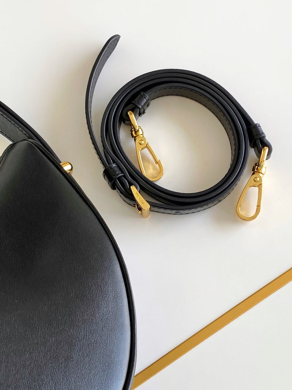 Prada Arqué small leather shoulder bag