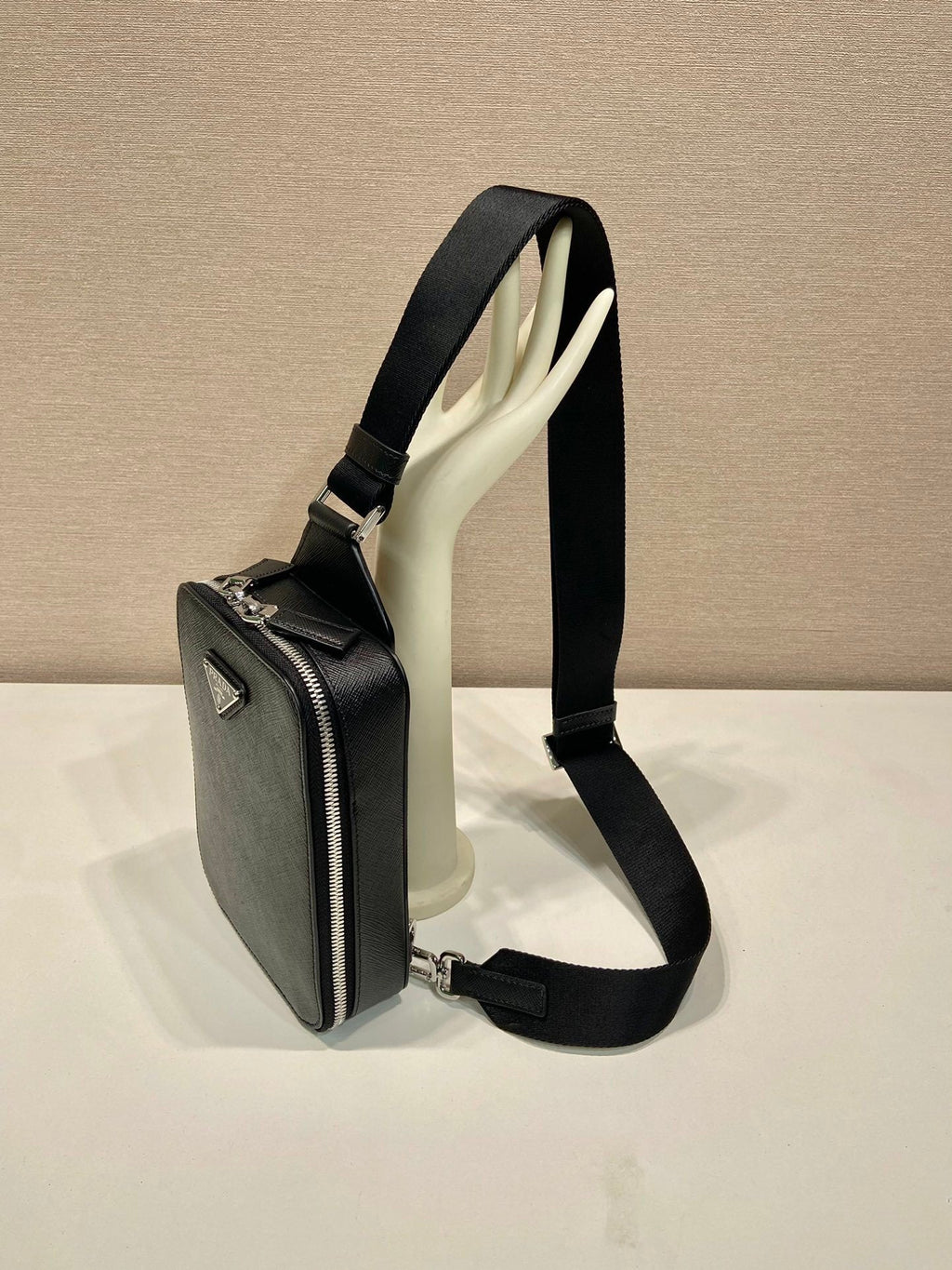 Prada Brique Saffiano leather bag