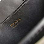 Prada Buckle small leather handbag with belt