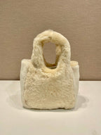 Prada shearling mini handbag