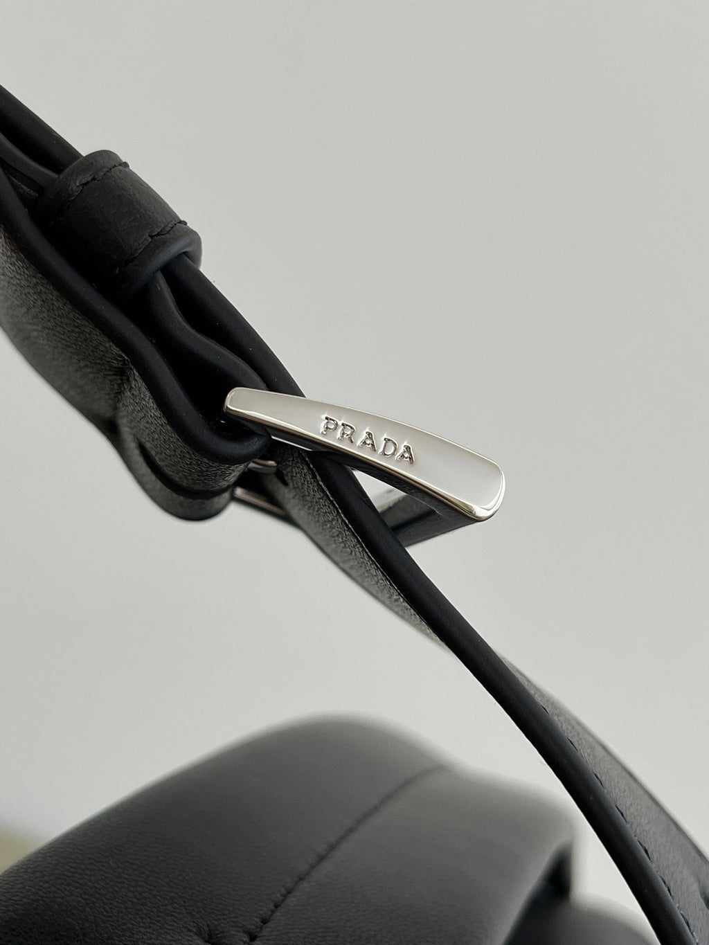 Prada leather shoulder bag