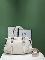 Prada large leather tote bag