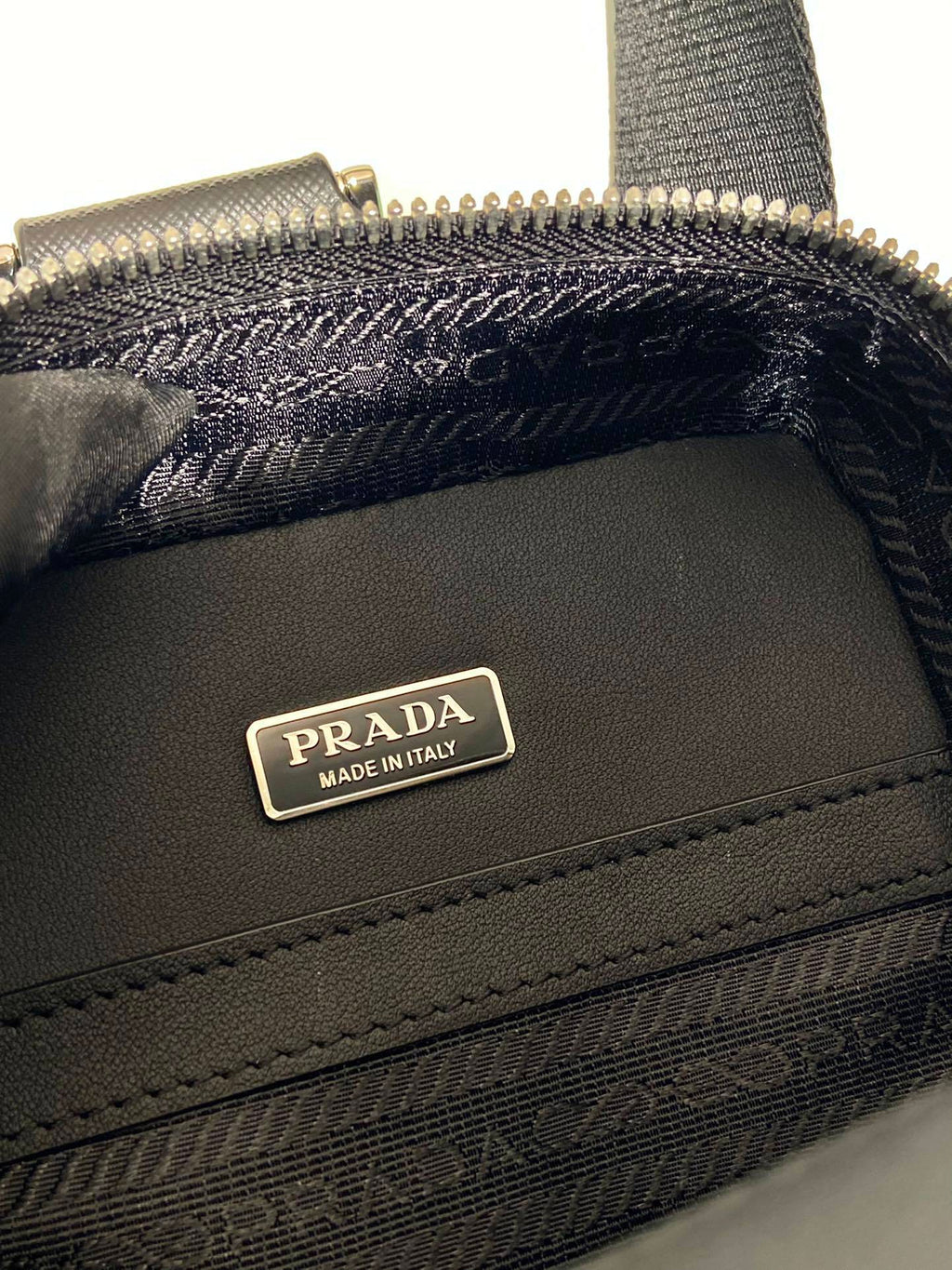 Prada Brique Saffiano leather bag