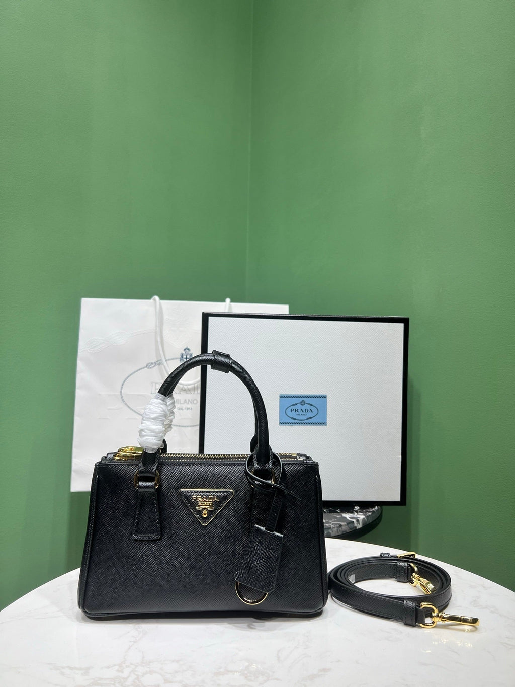 Prada Galleria mini Saffiano leather bag