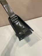 Prada Antiqued leather shoulder bag