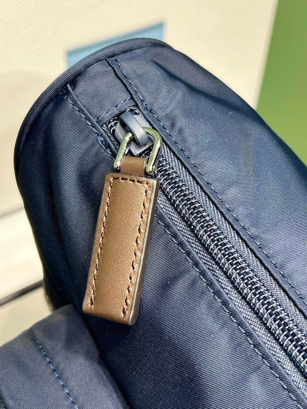 Prada Speedrock Re-Nylon and leather shoulder bag