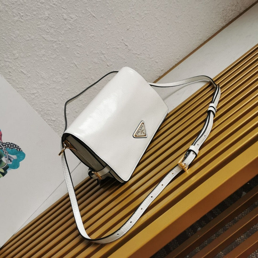 Prada leather shoulder bag