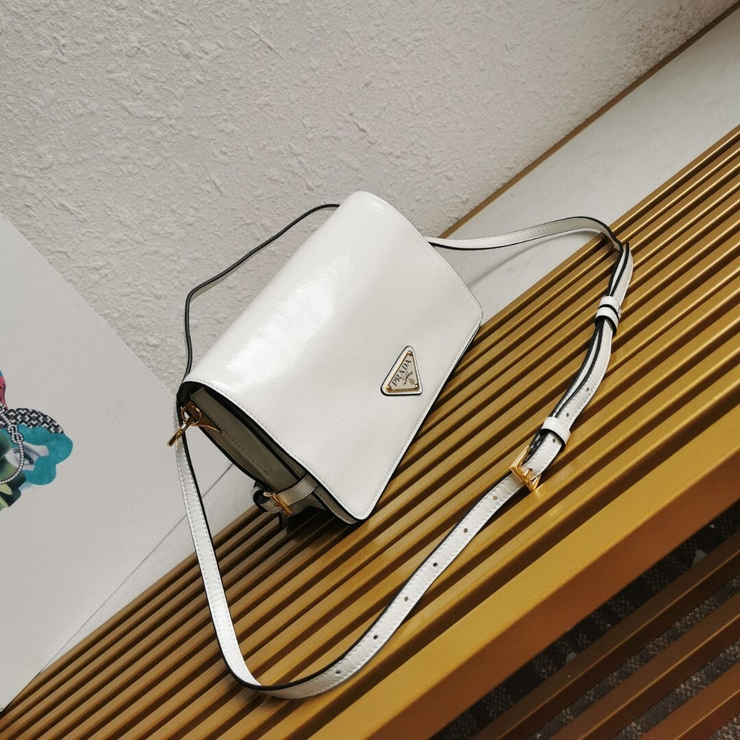 Prada leather shoulder bag