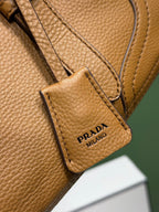 Prada large leather tote bag