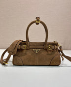 Prada Bonnie suede mini handbag