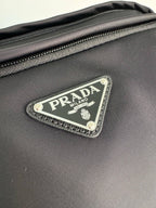 Re-Nylon and Saffiano leather backpack