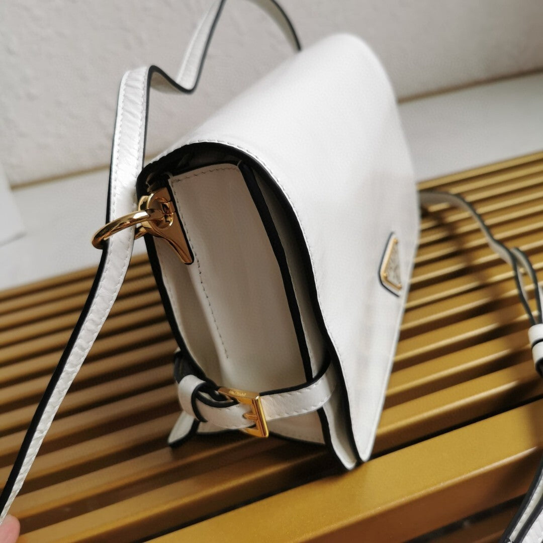 Prada leather shoulder bag