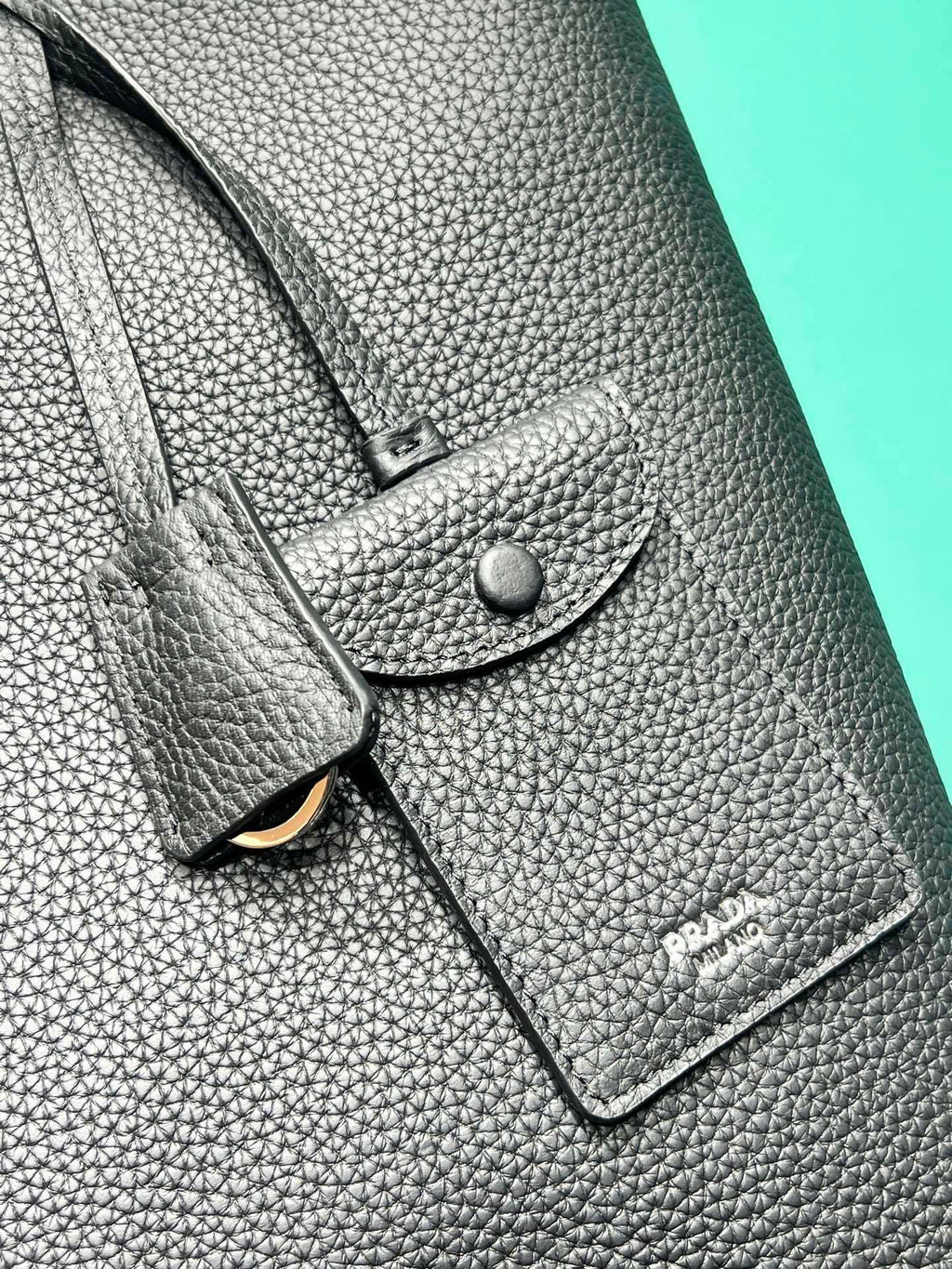 Prada leather tote bag