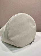 Prada linen blend drawstring duffel bag