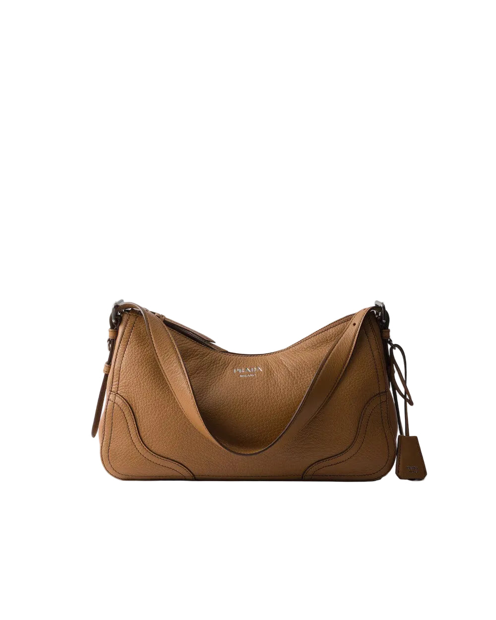 Prada Aimee large leather shoulder bag