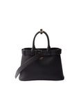 Prada Buckle small leather handbag with belt