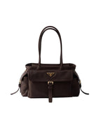 Prada Explore medium nappa leather tote bag
