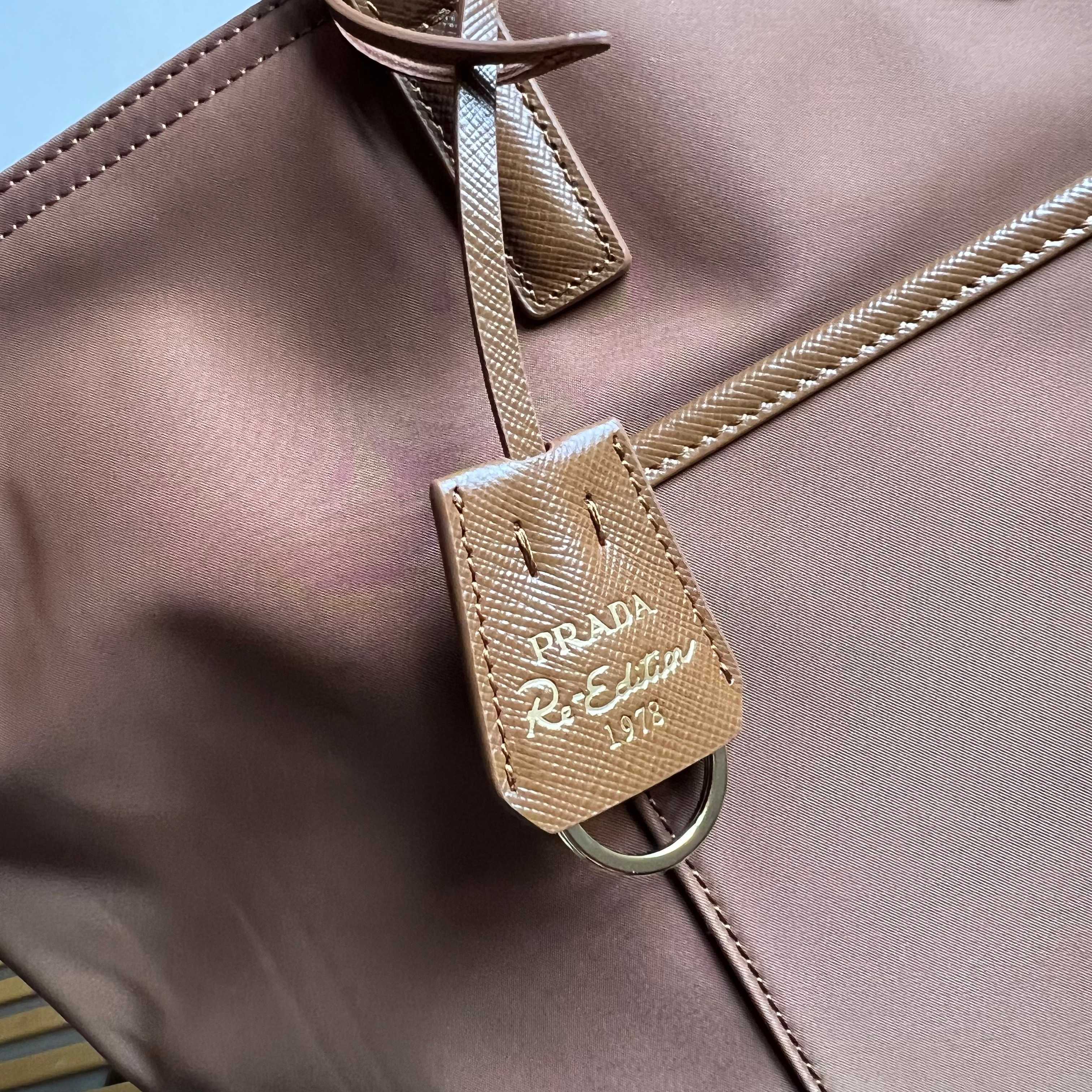 Prada Re-Edition 1978 medium Re-Nylon and Saffiano leather tote bag