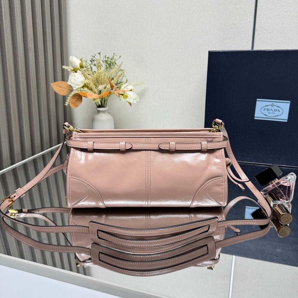 Prada Bonnie small leather shoulder bag