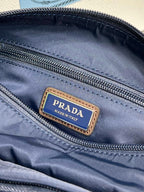 Prada Speedrock Re-Nylon and leather shoulder bag