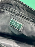 Prada medium Re-Nylon and Saffiano leather shoulder bag